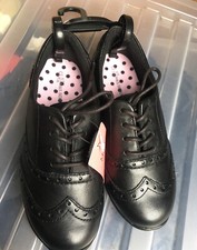 BNWT M&S Kids Black Leather