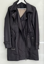 PHILOSOPHY BLUES ORIGINAL trench coat ladies size 44 dark navy