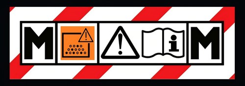 Class sticker 100x30mm - m,