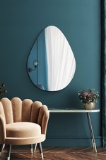 Large Frameless Pebble Wall