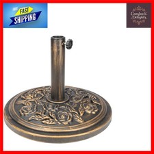 Chic Bronze Floral Cast Iron