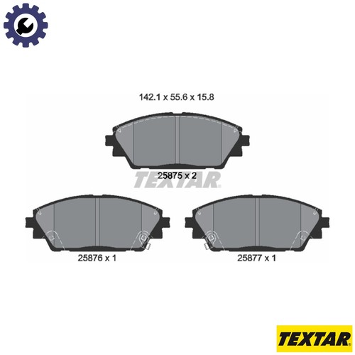 Brake pad set disc - brake,