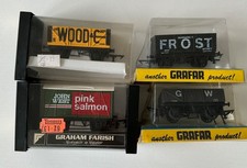 FOUR GRAHAM FARISH OO GAUGE GOODS TRUCKS