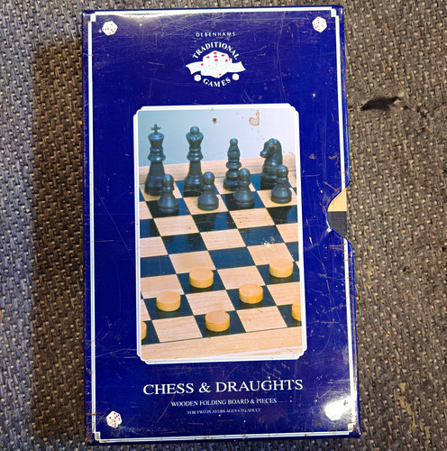 Vintage chess draughts - chess,