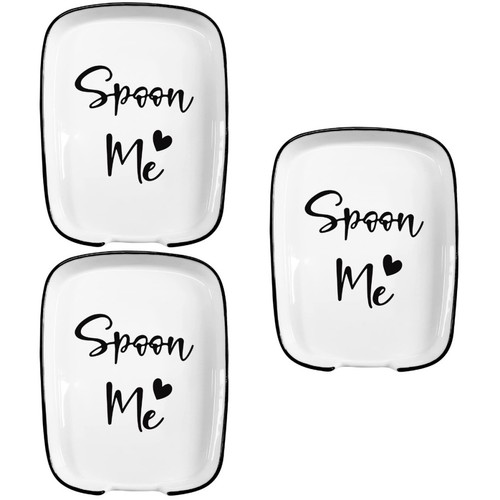 3pcs ceramic spoon rest set - 3pcs,