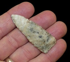 PALEO ULTRA THIN LANCEOLATE WESTERN MISSOURI INDIAN ARROWHEAD ARTIFACT RELIC