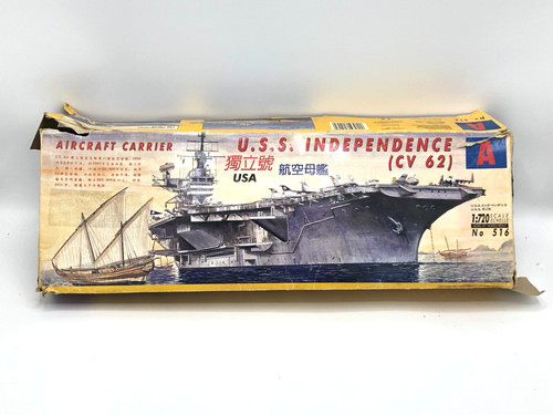 Started italeri 720 uss - italeri, 1/720