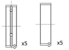 Crankshaft bearing fits - crankshaft,
