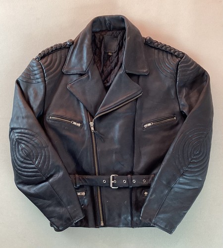 Vintage leather biker - vintage,
