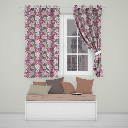 Blackout eyelet curtains cute - eyelet,