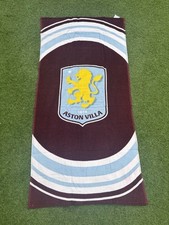 Official Aston Villa FC Crest Beach  Towel 140cm x 70cm BNWT