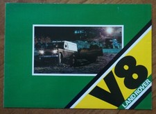 LAND ROVER 109 V8 4x4 Sales Brochure 1980 1981 LR/139/8-80/25M STATION WAGON