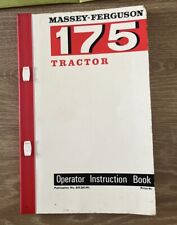 Massey-Ferguson 175 Tractor - Operator Instruction Booklet - 2nd Printing (38)