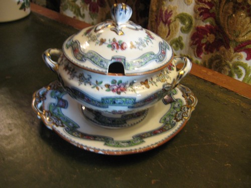 Antique minton ribbon wreath - minton,