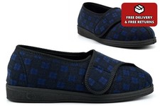 Mens Extra Wide Slippers 4E