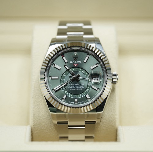 Gents steel white gold - white, rolex