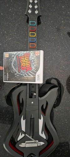 Nintendo wii guitar hero - guitar,