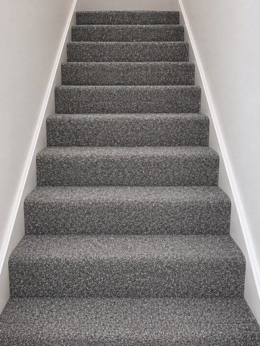 Stairs hall carpet grey - carpet,