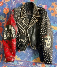 100% leather vintage punk