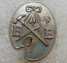 The Boys Brigade Vintage Paint Pallete Badge 1950's+