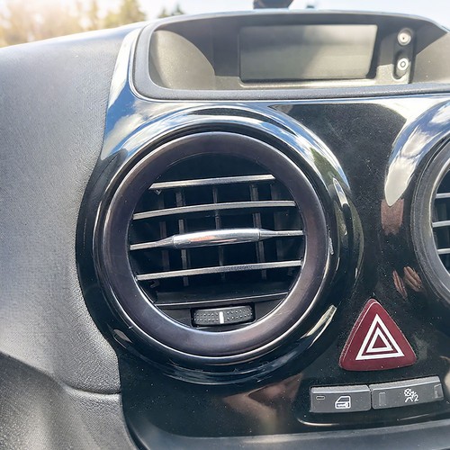 Black car air vent outlet - car, a/c