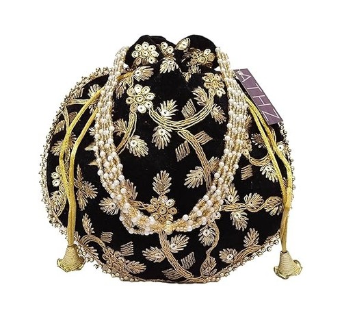 Luxury velvet potli - luxury,
