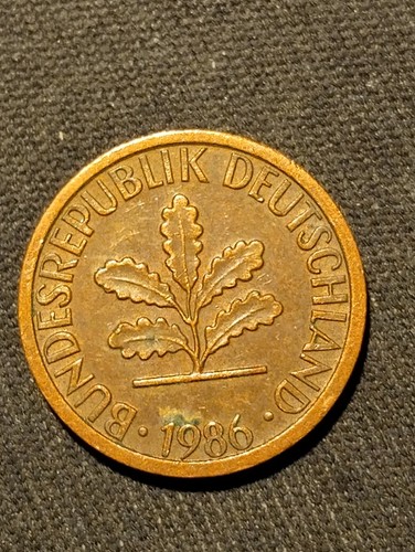 Germany pfennig coin 1986 - 1,
