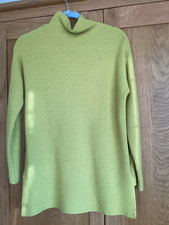 Wool Cashmere Blend Jumper New Size L