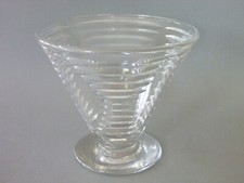 Art Deco Thomas Webb Crystal Vase Frank Bridgens for Rembrandt Guild MCM 1930's