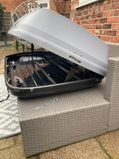 Halfords 470ltr Grey Roof Box
