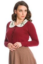 Burgundy Retro Rockabilly