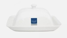 White Porcelain Butter Dish