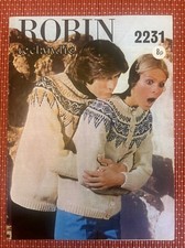 WOMENS MENS FAIR ISLE YOLK