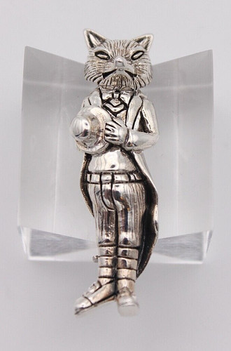 Fox character sterling silver - fox,