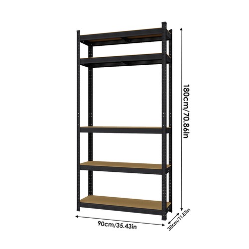 Heavy duty metal - metal, shelving
