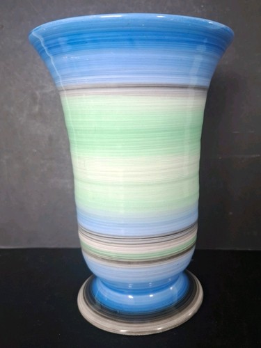 Shelley art deco harmony vase - art,
