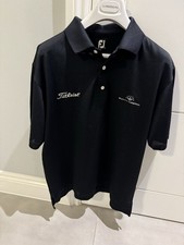 Titleist Footjoy Scotty Cameron Black Polo In Large Excellent very rare
