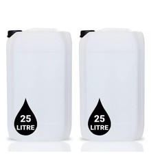 2 x 25L LITRE PLASTIC WATER