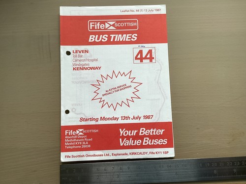 Fife scottish bus group route - bus,