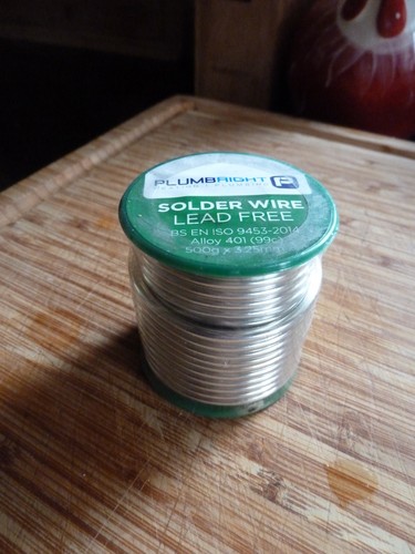 Plumbright lead free solder