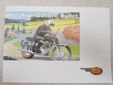 ENFIELD BULLET RANGE 350cc/500cc Motorcycle Sales Brochure 1990s