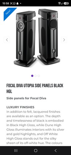 Focal diva utopia side panels - diva,