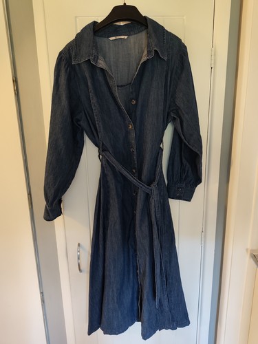 Woman long denim - long, dress