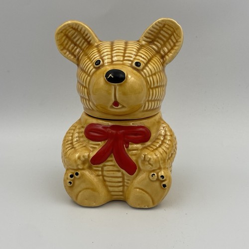 Vintage ceramic teddy bear - ceramic,