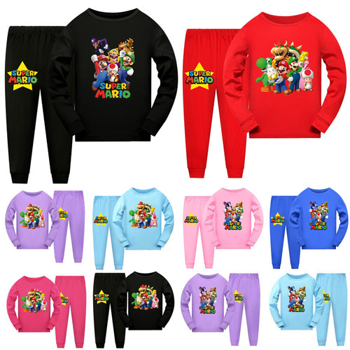 Kids girls boys mario - boys, pyjamas