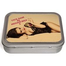 Personalised Tobacco Tin Sexy
