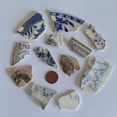 Sea pottery large pieces ideal - large,