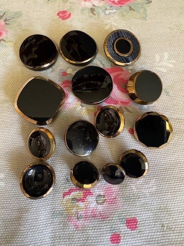 Vintage black glass - ,