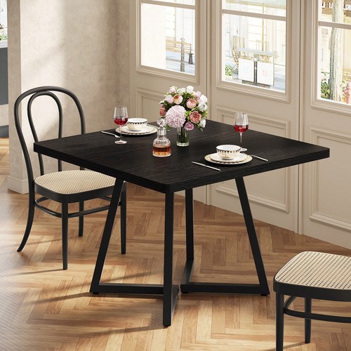 Black rustic industrial - industrial, dining