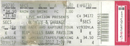 2017 blondie garbage concert - garbage,